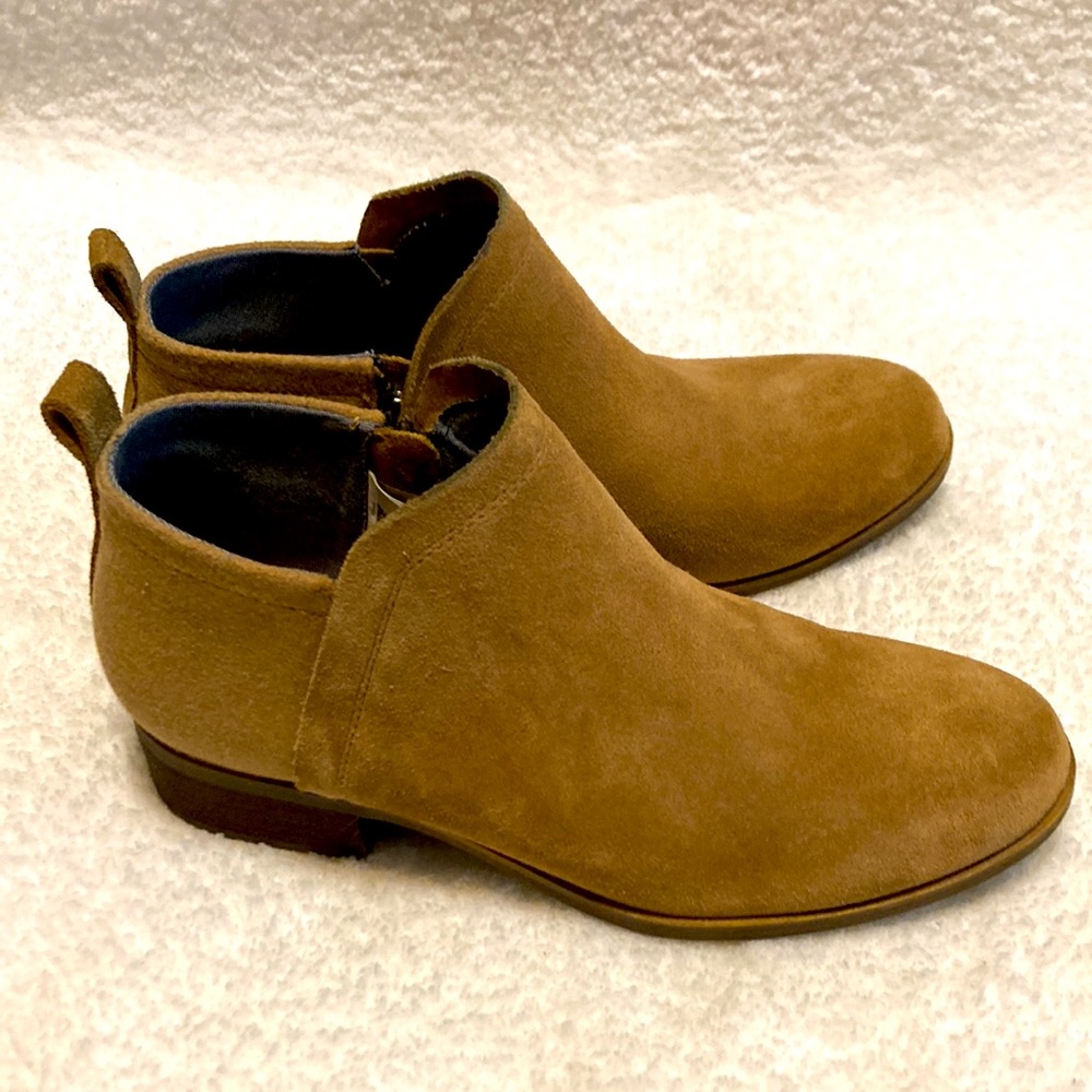 Toms Brown Leather & Textile Ankle Boots Final Price
